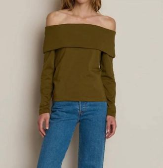 Nation Ltd Kate Top In Martini Olive