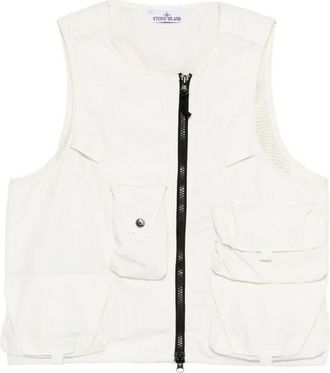 Stone Island Cotton Nylon Micro Ripstop Vest