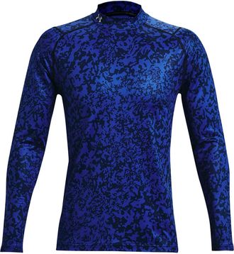 Under Armour Mens ColdGear Infrared Mock Baselayer - Royal - L