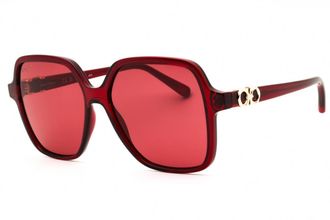 Ferragamo SF1083S 612 Transparent Burgundy/Red