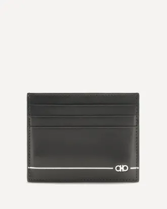 Ferragamo Leather Card Holder Male UNI