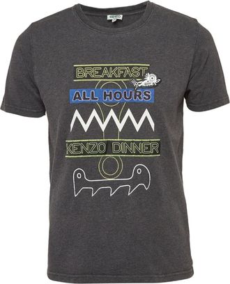 Kenzo T-shirt con grafica - Grigio