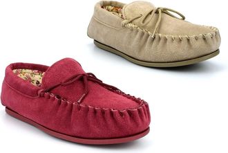 Generic Womens Moccasin Slippers Real Suede Slippers Slip On Slippers Womens Moccasins Ladies Slippers Leather Slippers Womens Slippers Carpet Slippers Genuin
