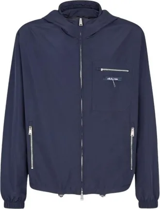 Fendi Mens Mirto Kway Nylon Jacket, Brand Size 52 ( US Size 42 )