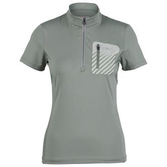 F.lli Campagnolo Breast Pocket T-Shirt Free Bike Velotrikot f&uuml;r Damen | grau