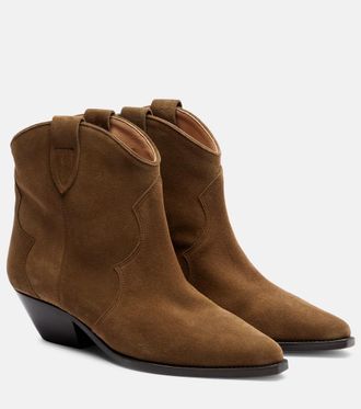 Isabel Marant Dewina suede cowboy boots