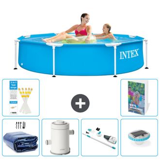Intex Piscina Con Estructura Redonda - 244x51 Cm - 7-piezas S30