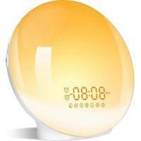 OEM Reloj Despertador Con Luz, Simulaci&oacute;n De Amanecer/atardecer, Funci&oacute;n De Repetici&oacute;n De Alarma Y Radio Fm - Crezuo