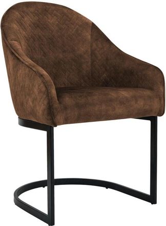 Clp Silla De Comedor Jarik Terciopelo Caf&eacute;