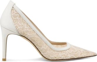 Stuart Weitzman Stuart Power 85 - Dames - Pumps - Beige - 39 EU - Schoenen