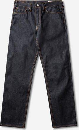 Evisu Men s Daicock Print Baggy Jeans Raw Indigo