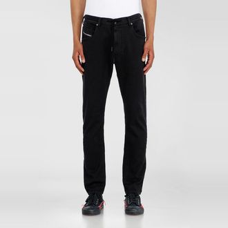 Diesel Regular Regular Waist 2032 D-Krooley Joggjeans, Black/Dark grey, Zip fly