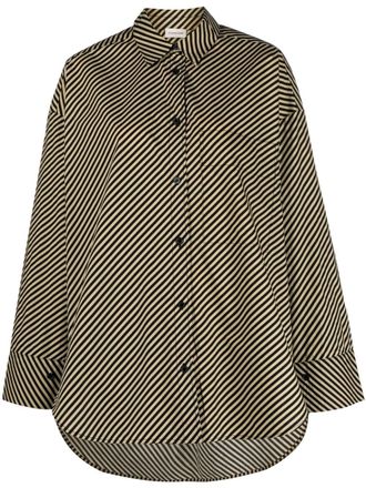 By Malene Birger Derris organic-cotton shirt - Neutrals