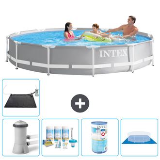 Intex Piscina Prism Frame Redonda - 366x76 Cm - 8-piezas S32124