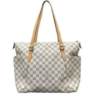 Louis Vuitton Pre-owned Tote Bags, female, White, Size: ONE SIZE Pre-owned Totally Canvas Tote Bag