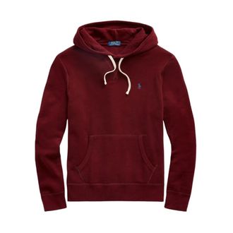 Polo Ralph Lauren Felpa con cappuccio in pile - - Sweatshirts & Hoodies - Uomo - Rosso - XL