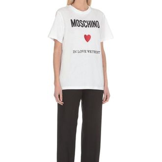 Moschino Grafische T-shirt Katoen Basis
