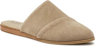 Jade Yoga Womens Toms Jade Flats Dune Sued Slip On Comfort Mule HAWK2297