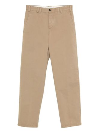 Pantaloni Torino Broek met knopen - Beige