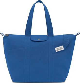 Longchamp Borsa tote Le Pliage in tela XL - Blu