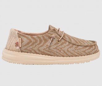 Hey Dude Womens Wendy Woven Shoe In Zebra Terra Stripe