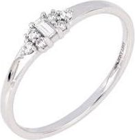 Bony Levy Dainty Diamond Cluster Ring in 18K White Gold at Nordstrom Rack, Size 6.5