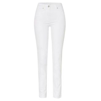 Toni Dames, Broeken, Wit, Maat: W23 Katoen