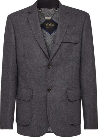 Billionaire Boys Club Blazer Crest - Heren - Blazers - Zwart - 2XL - Wol - Jassen