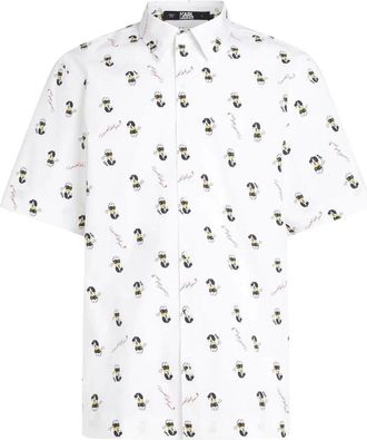 Karl Lagerfeld Hombre, Camisas, Blanco, Talla: XL