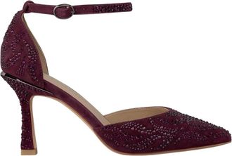 Alma En Pena Rhinestone Pump - Dames - Pumps - Rood - 41 EU - Leer - Schoenen