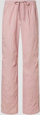 Dolce & Gabbana Striped cotton twill wide-leg pants