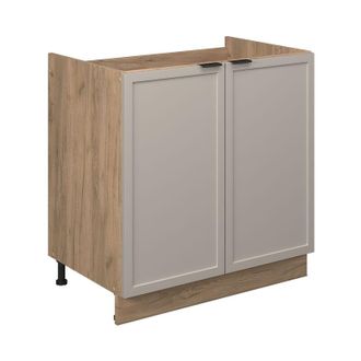Vicco Muebles Bajos Para Fregaderos Fame-line, Grisbeige, 80 Cm Sin Encimera, Vicco