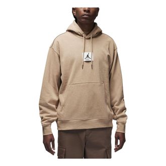 Nike Jordan Air Jordan Flight Fleece Pullover Hoodie Hemp Heather Sail DQ7338-201