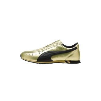Puma Sneakers, male, Yellow, 8 UK, Metallic Gold/Black Sprint Trainers