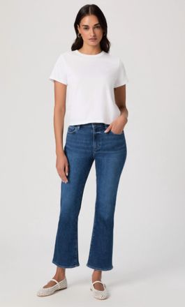 Paige Mason Crop Boot Jeans In Toulouse