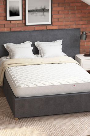 Aspire Home Accents Value Cooling Open Coil Mattress in White | Size: Small Double