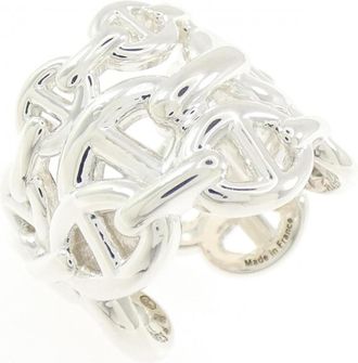Herm&egrave;s Silver 925 Band Ring (Pre-Owned)