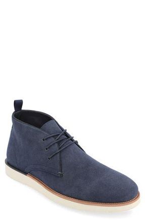 Vance Co. Jimmy Plain Toe Vegan Leather Chukka Boot in Navy at Nordstrom Rack, Size 9.5