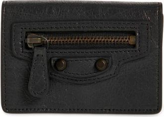 Balenciaga Le City Leather Card Case in Black at Nordstrom