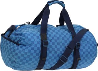 Louis Vuitton Practical Blue Nylon Travel Bag (Pre-Owned)
