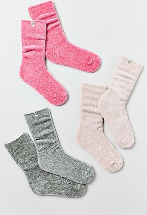 UGG Leda Sparkle Crew Socks, Set of 3