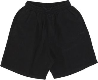 Arte Zwarte Linnen Korte Broek Kunst Logo - Heren - Korte Broeken - Zwart - XL - Linnen - Korte Broeken