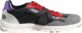 Dolce & Gabbana Multicolor Lace Up Low Top Men Sneakers Mens Shoes (Pre-Owned)