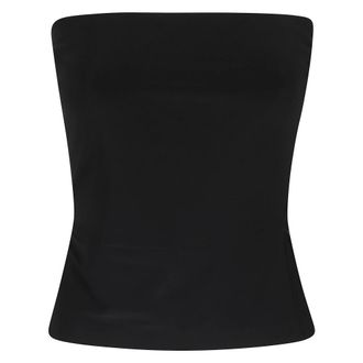 Norma Kamali Sleeveless Tops, female, Black, Size: M Sleeveless Tops