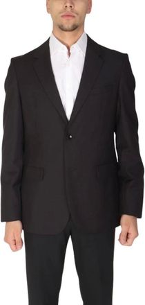HUGO BOSS Heren, Jassen, Zwart, Maat: XL Leer