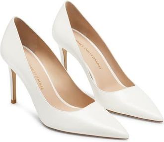 Stuart Weitzman Stuart Power 85 Pump in Cream at Nordstrom, Size 8.5