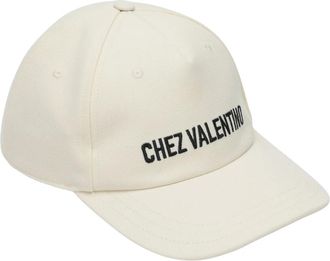Valentino Hats & Caps, female, White, 57 CM, White Visor Hat