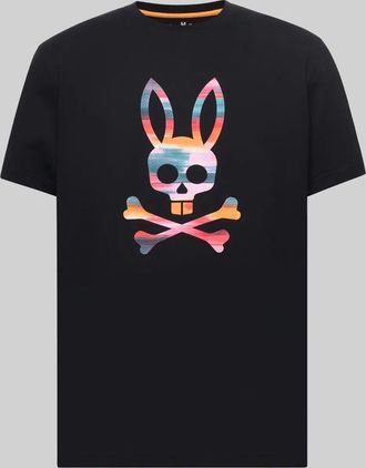 Psycho Bunny Mens Raphael Graphic Tee 001 BLACK / XXL