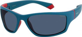 Polaroid Mens PLD-2135-S-CLP PLD 2135 S 56 CLP Sunglasses - Blue - One Size