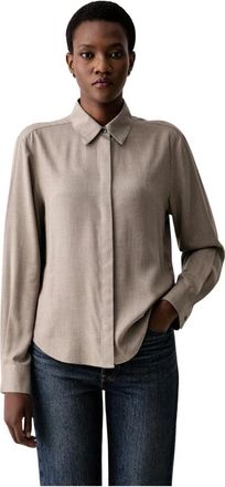 Marc O'Polo Camicie a maniche lunghe in tessuto - - Blouses & Shirts - Donna - Beige - M